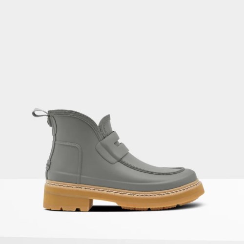 Hunter Refined Stitch Detail Chelsea Boots For Womens - NZ U9241